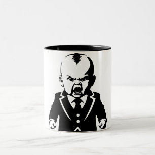 2 Couleurs Tasse en céramique Bébé Patron Furieux Cadeau dr