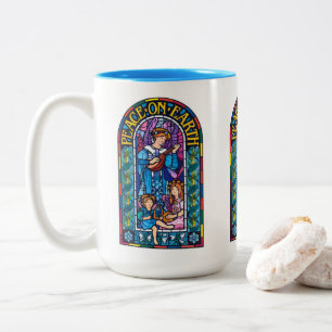 2 Couleurs Tasse en céramique de Noël de Pre-Raphaelite de