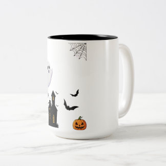 2 Couleurs Tasse en céramique Halloween effrayante