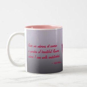 2 Couleurs Tasse en céramique Tulipes de Walt Whitman