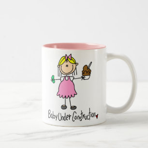 2 Couleurs Tasse en construction de bébé