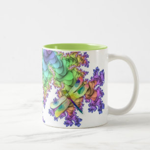 2 Couleurs Tasse en pastel de libellules