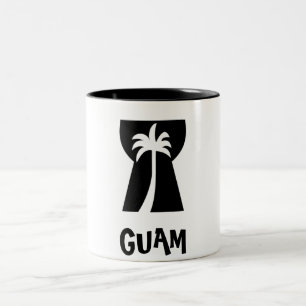 2 Couleurs TASSE en pierre de la Guam Latte