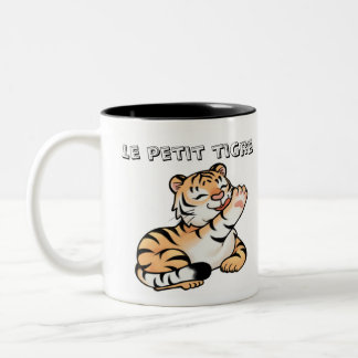 2 Couleurs Tasse Enfant avec Adorable Tigre Kawaii