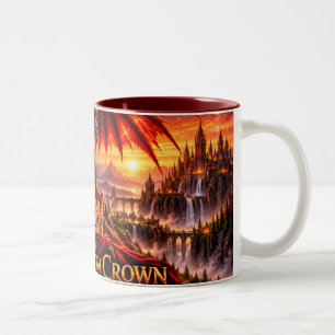 2 Couleurs Tasse Épique Fantastique Couronne de Dragon de Feu