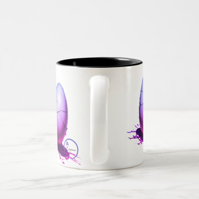 2 Couleurs Tasse Épuisée aux Œufs - Collection d'œufs (Poignée)