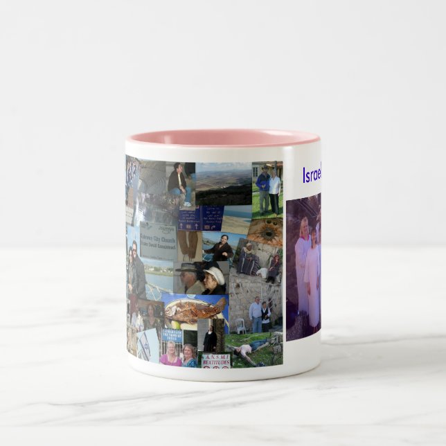 2 Couleurs Tasse et baptême de l'Israël (Centre)