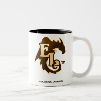 2 Couleurs Tasse éternelle de logo de terres