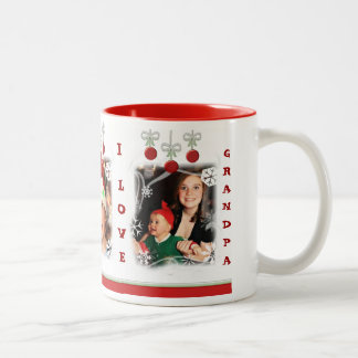 2 Couleurs Tasse faite sur commande de grand-papa de Noël de