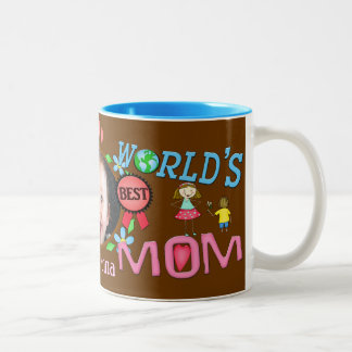 2 Couleurs Tasse faite sur commande de photo de maman du jour