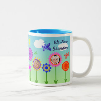 2 Couleurs Tasse faite sur commande du jour de mère de