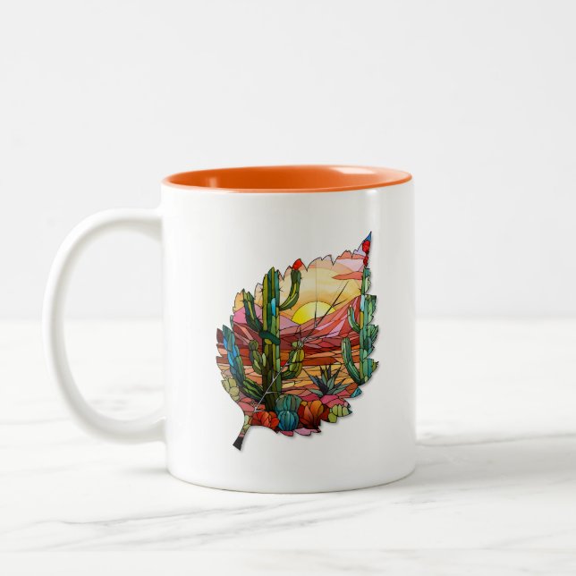2 Couleurs Tasse feuille créative pour café ou thé (Gauche)