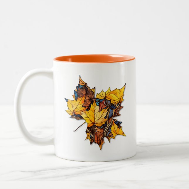 2 Couleurs Tasse feuille créative pour café ou thé (Gauche)