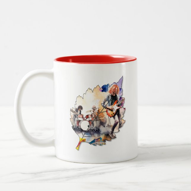 2 Couleurs Tasse feuille créative pour café ou thé (Gauche)