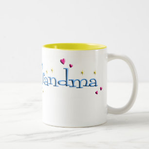 2 Couleurs Tasse fière de grand-maman