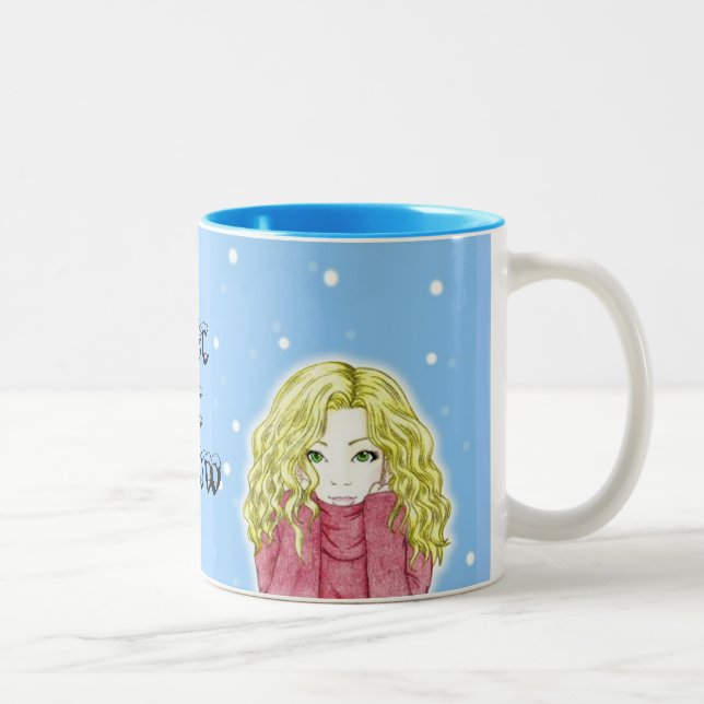 2 Couleurs Tasse Fille de la Neige (Droit)