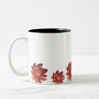 2 Couleurs Tasse Fille Sereine & Fleur de Lotus Rose