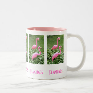 2 Couleurs tasse FLAMANTS ROSES
