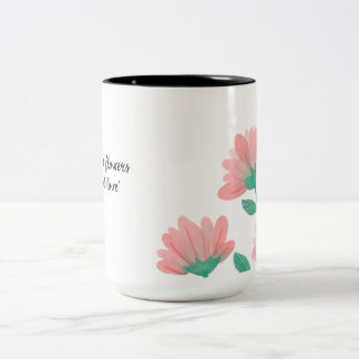 2 Couleurs Tasse Fleur Vintage Romantique