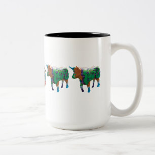 2 Couleurs Tasse forte du "Jersey (comme boeuf)" 15 onces