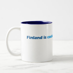 2 Couleurs Tasse fraîche de la Finlande
