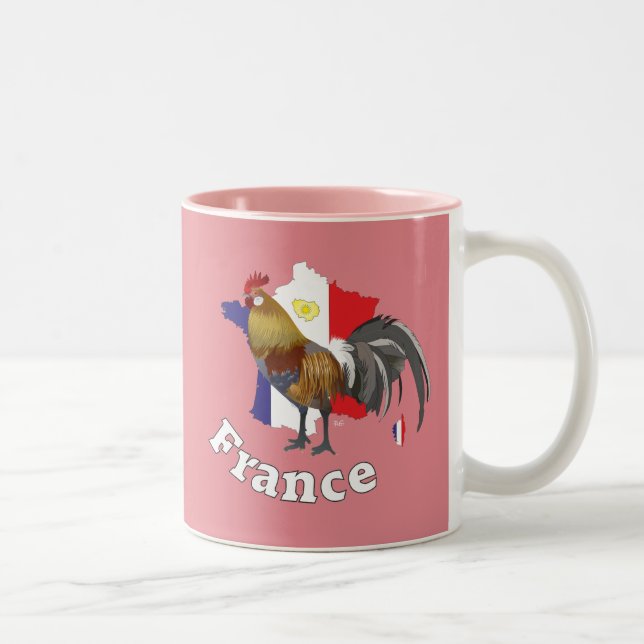 2 Couleurs Tasse française (Droit)