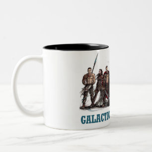 2 Couleurs Tasse galactique de gladiateurs