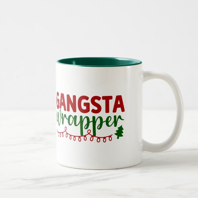 2 Couleurs Tasse Gangsta Wrapper (Droit)