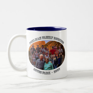 2 Couleurs tasse gauchère pour la réunion de famille de