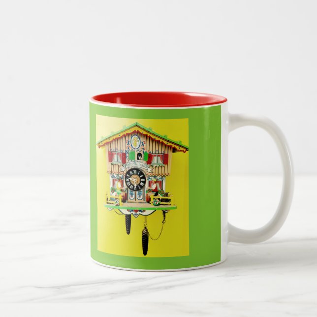 2 Couleurs Tasse géniale d'horloge de coucou pour vous (Droit)