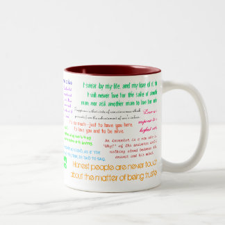 2 Couleurs Tasse gesticulée "par atlas" - customisée