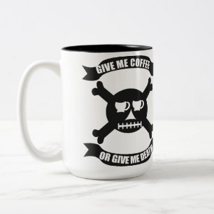 2 Couleurs Tasse Give Me Coffee Or Give Me Death