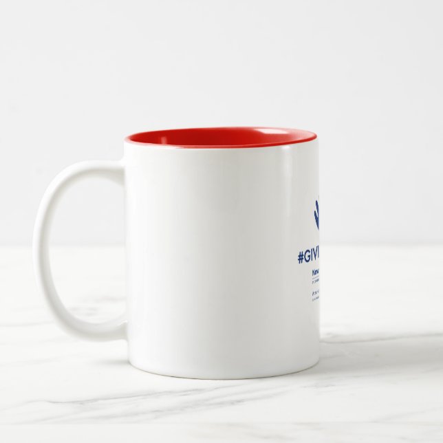 2 Couleurs Tasse Giving Tuesday (Gauche)