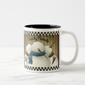 2 Couleurs Tasse givrée et d'amis