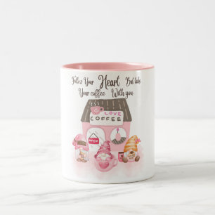 2 Couleurs Tasse Gnomes Café Mignons