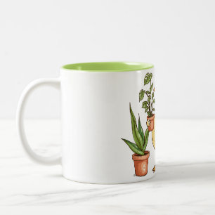 2 Couleurs Tasse Goose Gardening - Alimentée par les plantes 