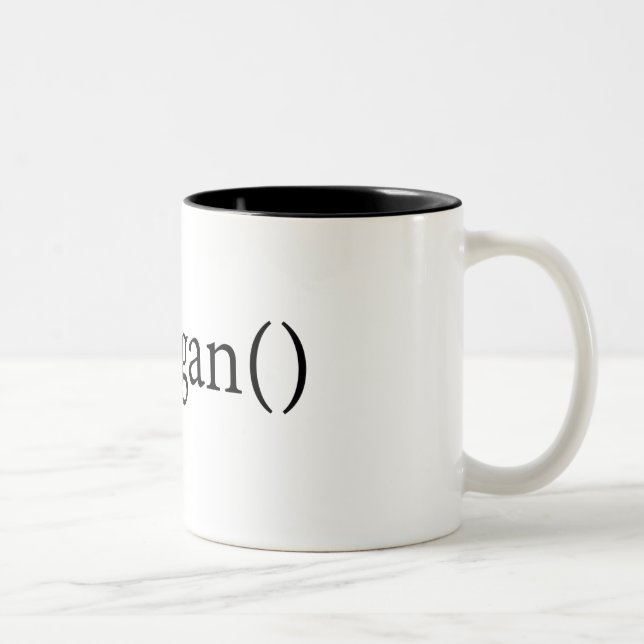 2 Couleurs () tasse goVegan pour des codeurs (Droit)