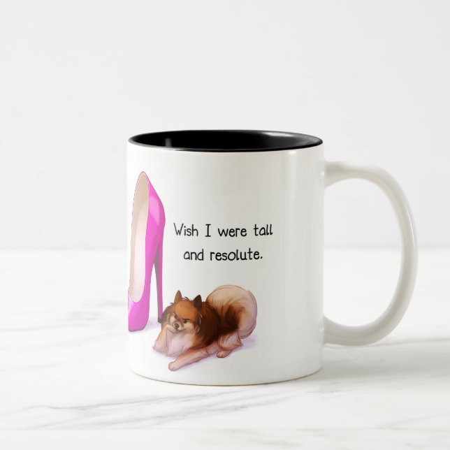 2 Couleurs Tasse grande et résolue (Droit)