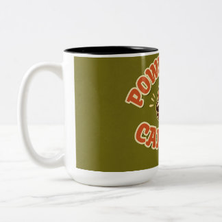 2 Couleurs Tasse graphique rétro 70's - Café - Matin grincheu