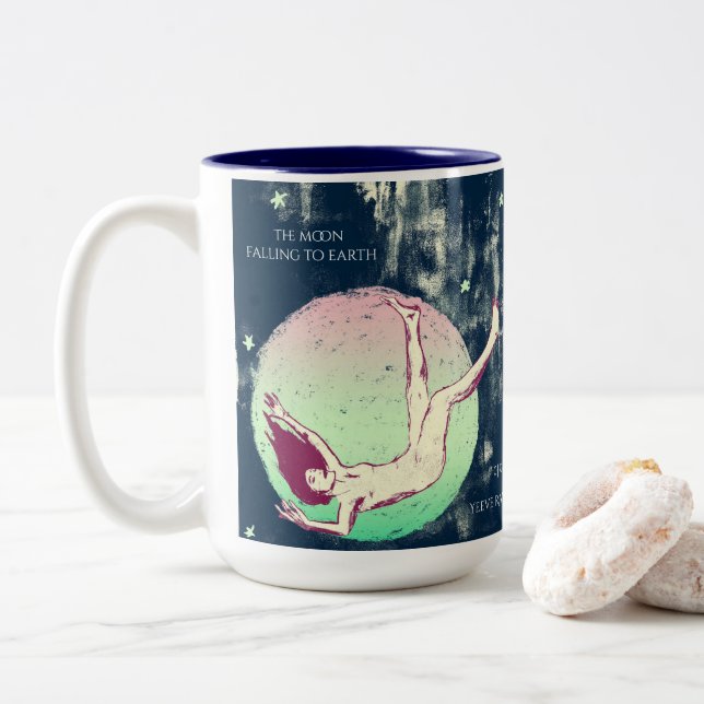 2 Couleurs Tasse GREAT MOTHER MARCH "Née pour voler" (Avec donut)