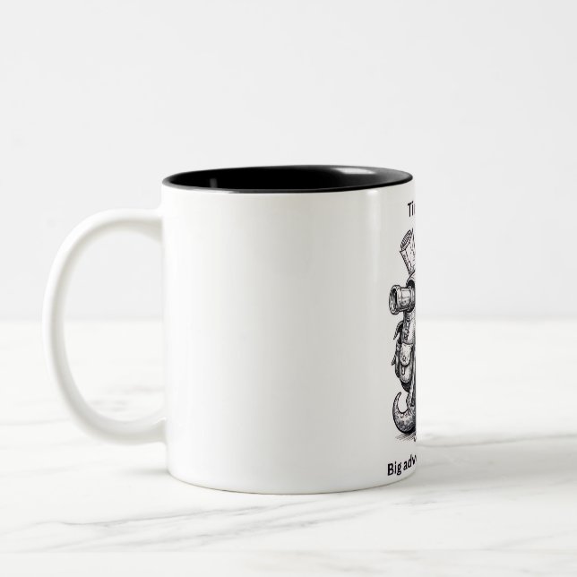 2 Couleurs Tasse Grenouille Exploratrice Mignonne Petite Créa (Gauche)