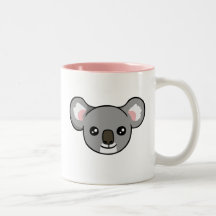 Tasse grise heureuse mignonne de rose de visage de