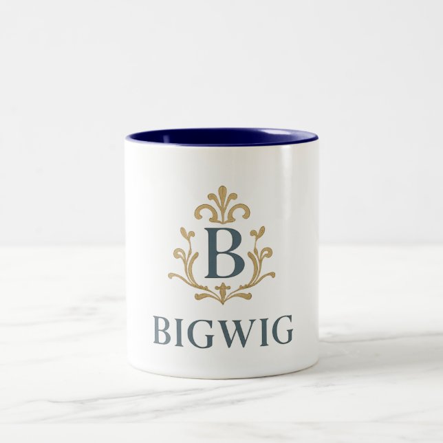 2 Couleurs Tasse - Gros bonnet (Centre)