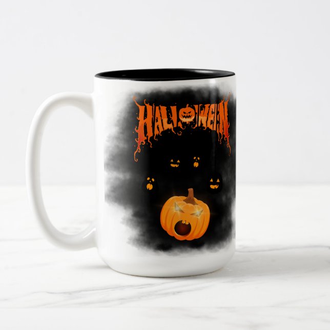 2 Couleurs tasse halluwen (Gauche)