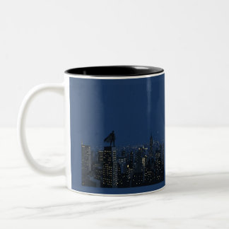 2 Couleurs Tasse héros de la ville à minuit