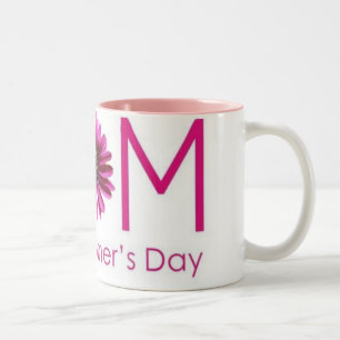2 Couleurs Tasse heureuse de jour de mères