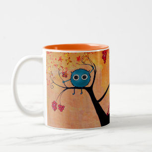 2 Couleurs tasse heureuse de monstres