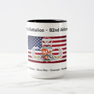 2 Couleurs Tasse Historique du 82e Bataillon des transmission