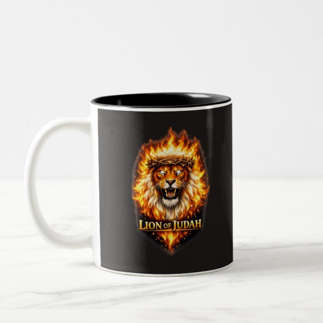 2 Couleurs Tasse Holy Fire - Lion de Juda (Gauche)