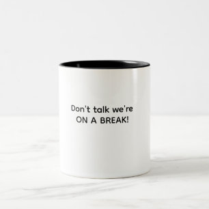 2 Couleurs Tasse humoristique pour une pause-café plus silenc